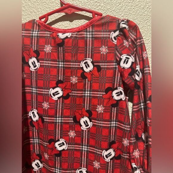 NWOT Disney Minnie Mouse Long  Christmas Nightgown Girl PJS Size 3T - Picture 9 of 10